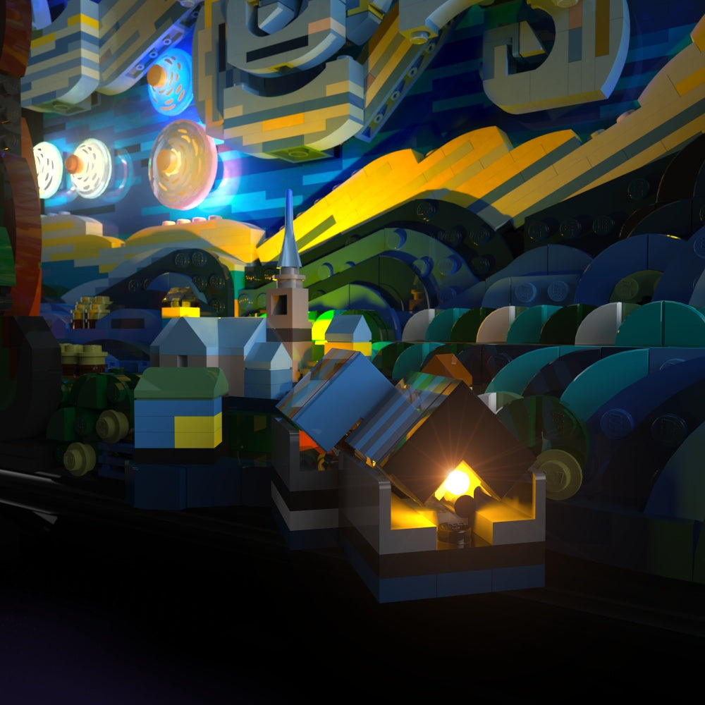 Light Kit for LEGO® Vincent van Gogh - The Starry Night #21333
