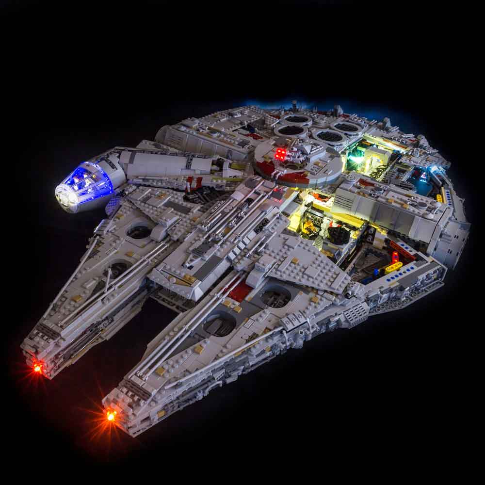 Lego Millennium Falcon Star Wars UCS Millennium Falcon 75912 Light
