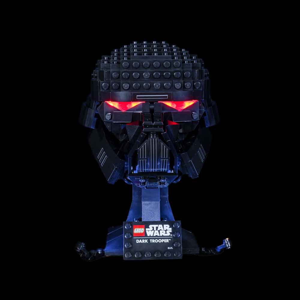 LEGO Dark Trooper Helmet #75343 Light Kit